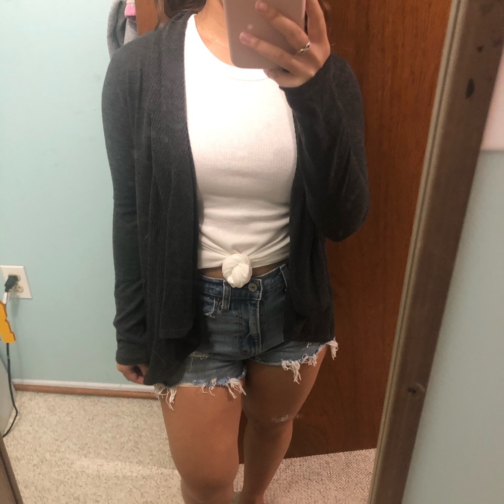 Dark grey cardigan